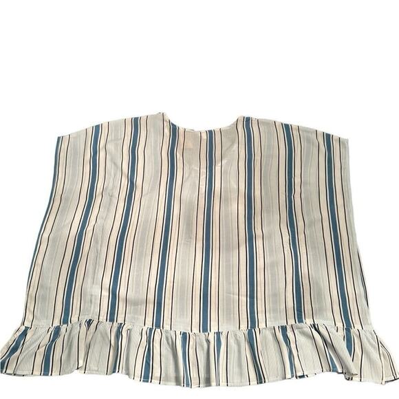 Surf Gypsy Swim Suit Cover Up Womens size Medium Blue and White Stripe - Picture 6 of 11